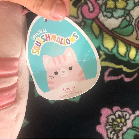 SQUISHMALLOWS Laura the cat soft stuffed animal toy kids - Picture 8 of 8
